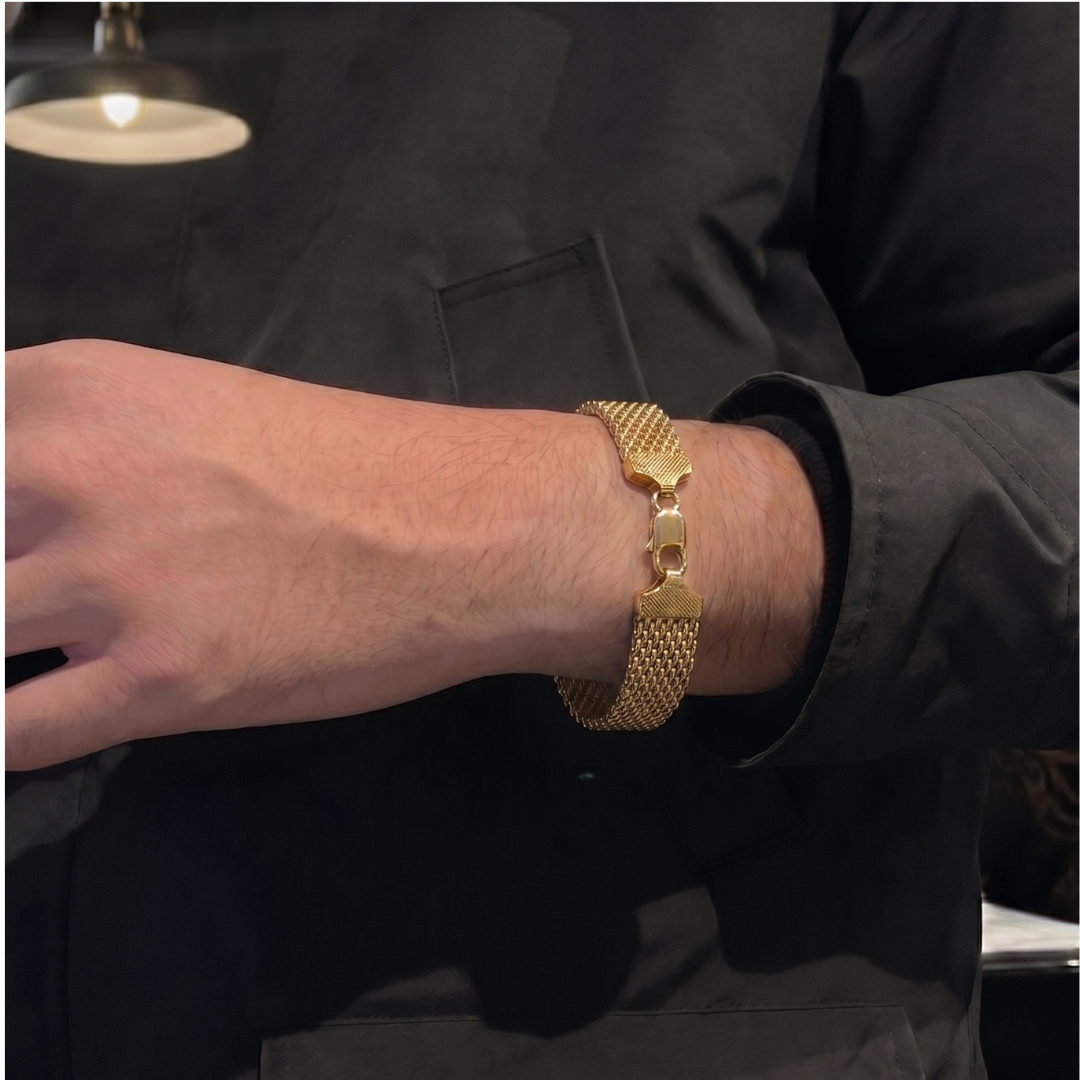 PULSERA BISMARK EN ORO LAMINADO 18K ✨